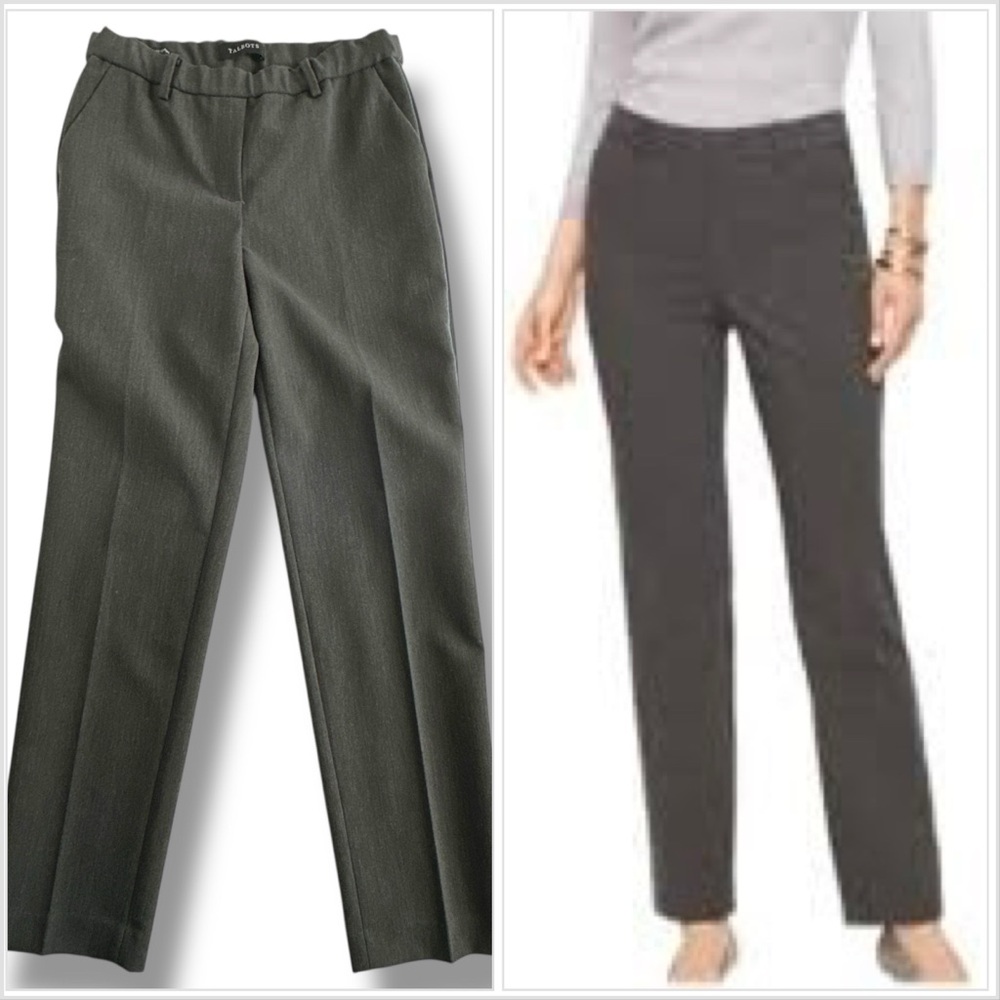 Talbots Cambridge Pants in Shadow Heather, Size 2